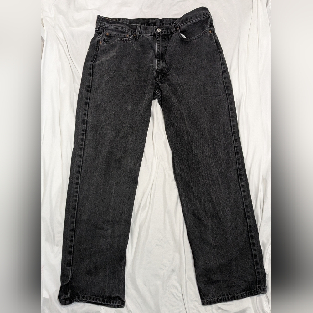 Levi Strauss & Co Men's 550 Black Denim Pants Size 40Wx34L